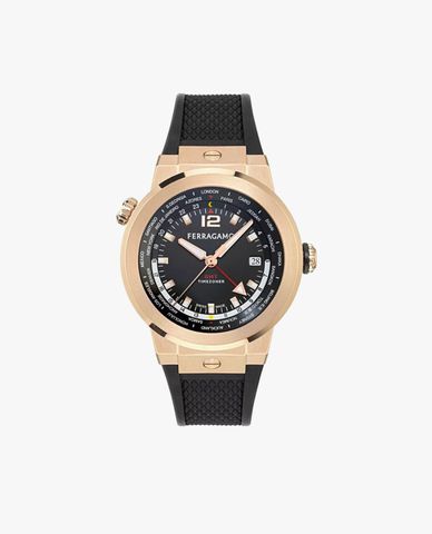  FERRAGAMO - Đồng hồ nam F80 WorldTime 43mm 