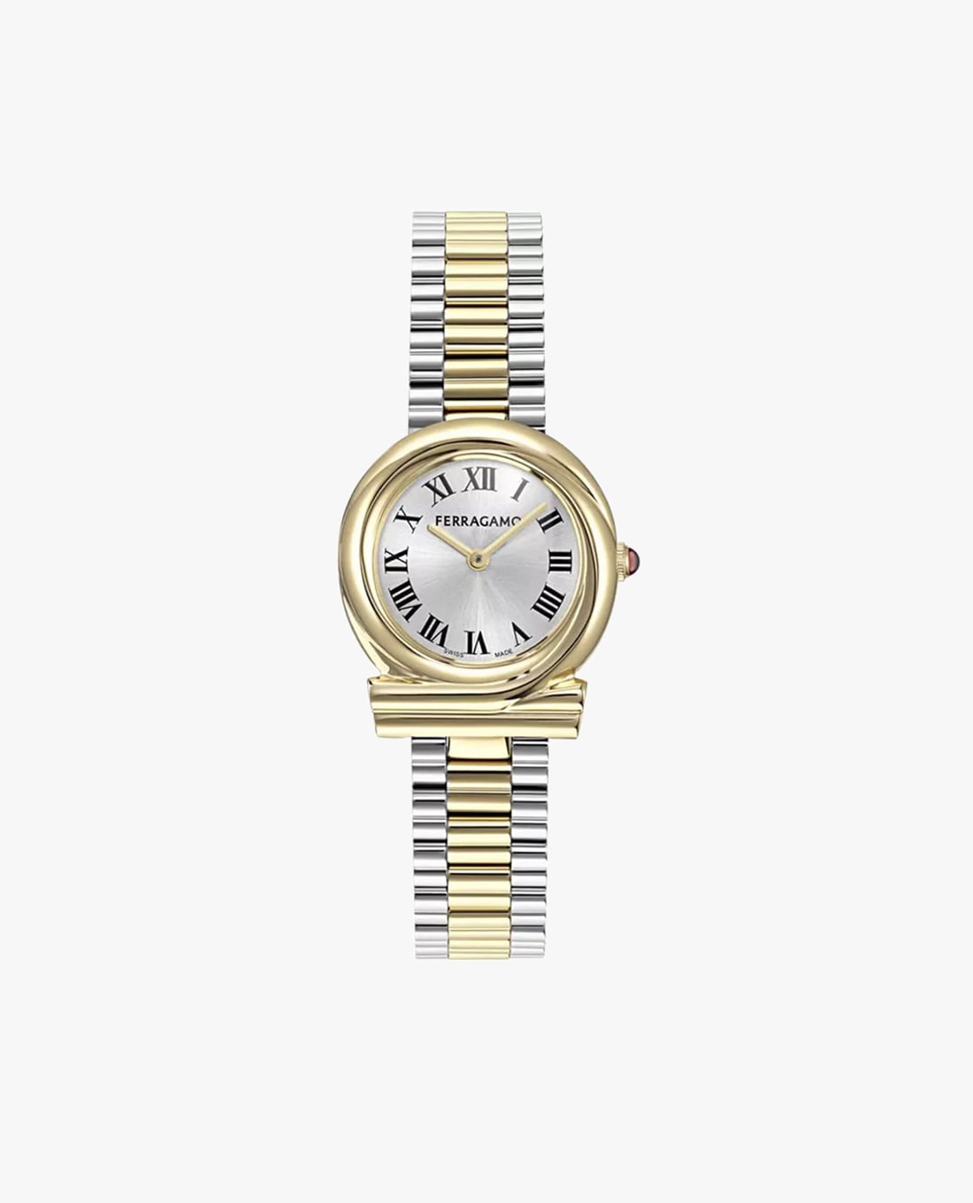 FERRAGAMO - Đồng hồ nữ Gancini Twisted 28mm