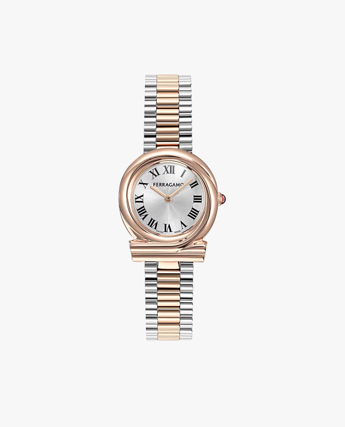 FERRAGAMO - Đồng hồ nữ Gancini Twisted 28mm