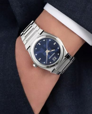  FERRAGAMO - Đồng hồ nam Vega Blue Tone Diamond 40mm 