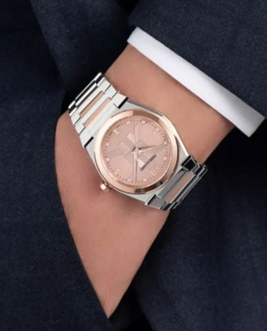  FERRAGAMO - Đồng hồ nam Vega Rose Gold Tone Diamond 40mm 