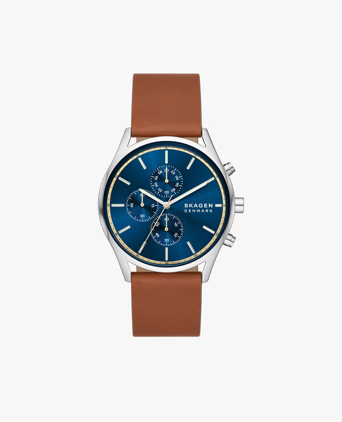 SKAGEN - Đồng hồ nam Holst Chronograph Luggage 42mm