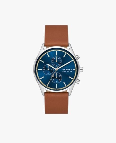  SKAGEN - Đồng hồ nam Holst Chronograph Luggage 42mm 