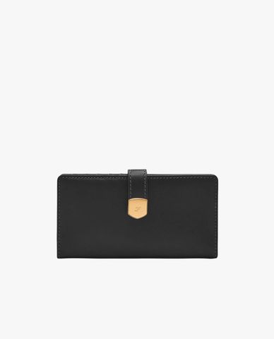  FOSSIL - Ví nữ dáng dài phối nút cài Lennox 