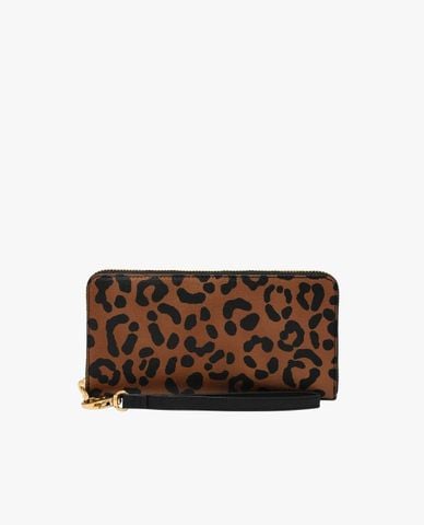  FOSSIL - Ví nữ dáng dài phối zip Logan 