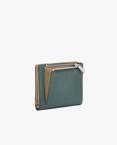  FOSSIL - Ví nữ dáng ngắn gập đôi Logan 