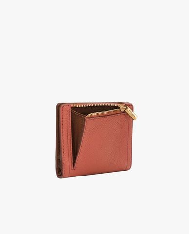  FOSSIL - Ví nữ dáng ngắn gập đôi Logan 