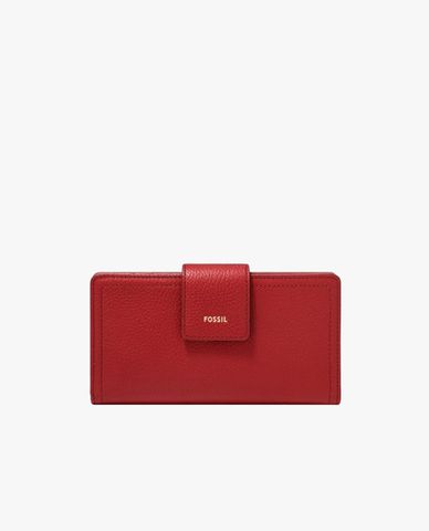  FOSSIL - Ví nữ dáng dài gập đôi Logan 