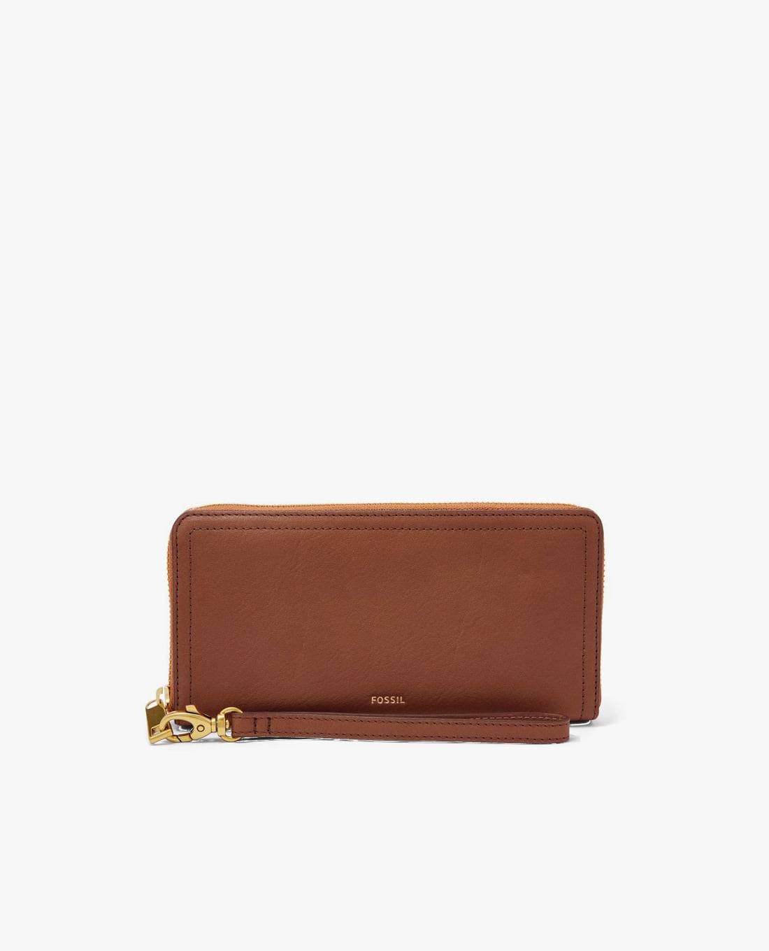 FOSSIL - Ví nữ dáng dài phối zip Logan