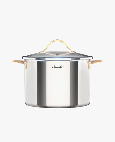  CIWETE - Nồi hầm inox 304 nắp kính 32cm 