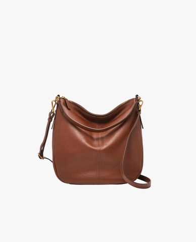  FOSSIL - Túi đeo vai nữ phối khoá zip thời trang Jolie 