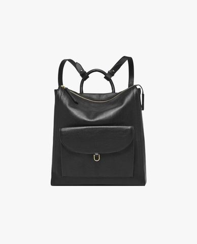  FOSSIL - Balo nữ phom chữ nhật phối khoá zip cá tính Parker 