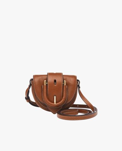  FOSSIL - Túi đeo chéo nữ phom mini phối nắp gập cá tính Harwell 