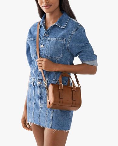  FOSSIL - Túi đeo chéo nữ phom chữ nhật Carlie 