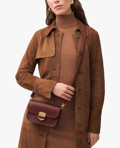  FOSSIL - Túi đeo chéo nữ phom chữ nhật Lennox 