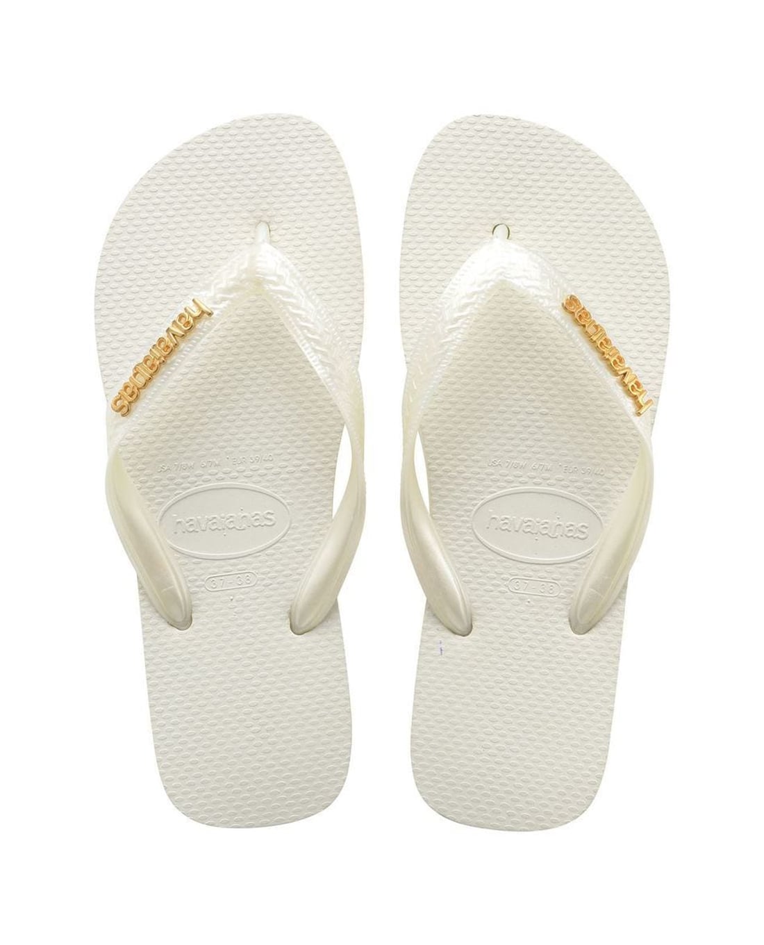 HAVAIANAS - Dép nữ Logo Metallic