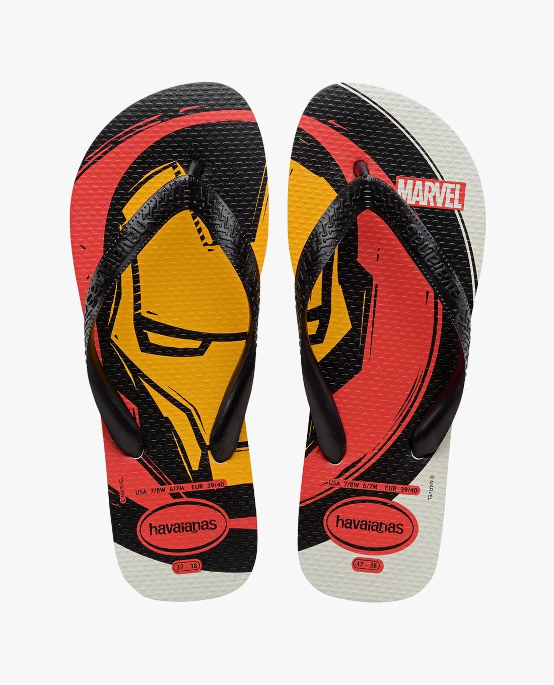 HAVAIANAS - Dép kẹp unisex Top Marvel Logomania