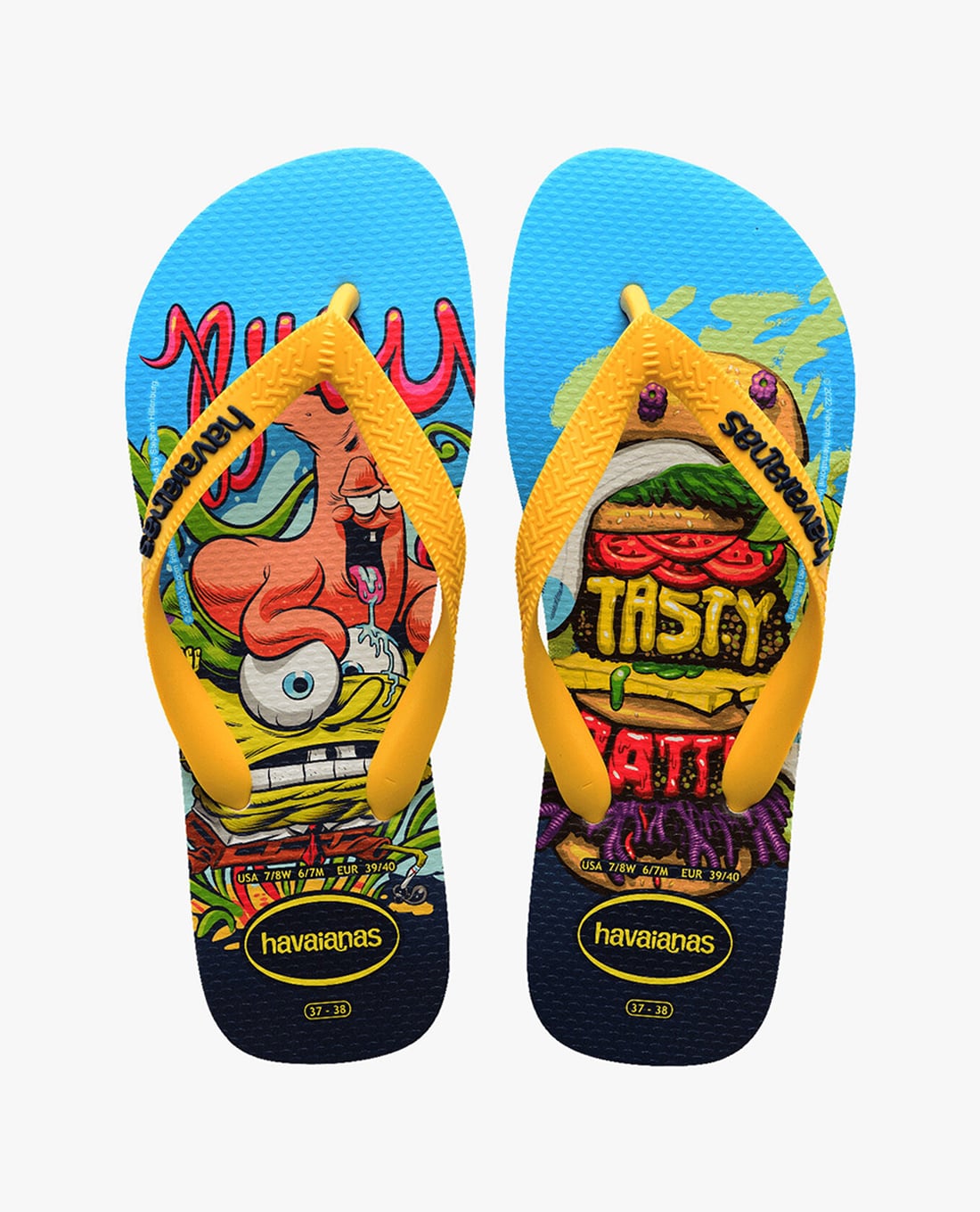 HAVAIANAS - Dép kẹp unisex Top Spongebob