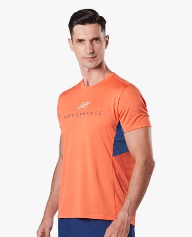  SKECHERS - Áo thun thể thao nam tay ngắn thời trang 