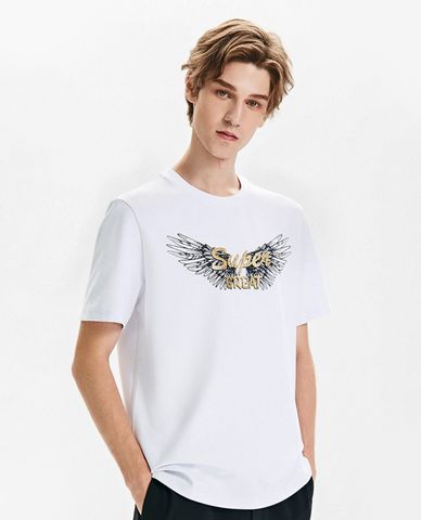  TRENDIANO - Áo thun nam cổ tròn tay ngắn Super Great 