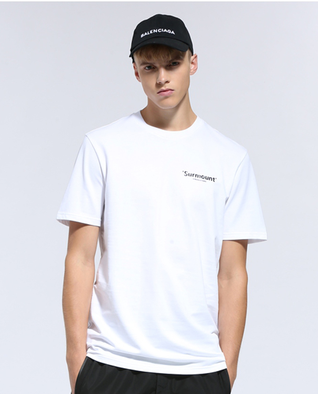 TRENDIANO - Áo thun nam cổ tròn tay ngắn in chữ