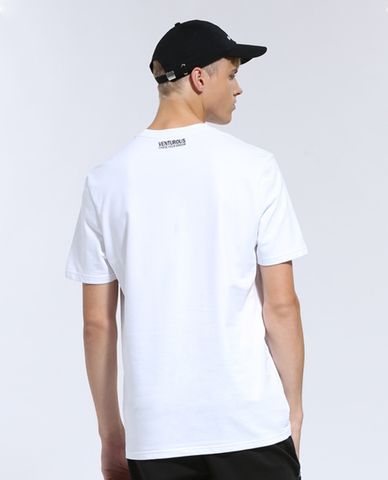  TRENDIANO - Áo thun nam cổ tròn tay ngắn in chữ 