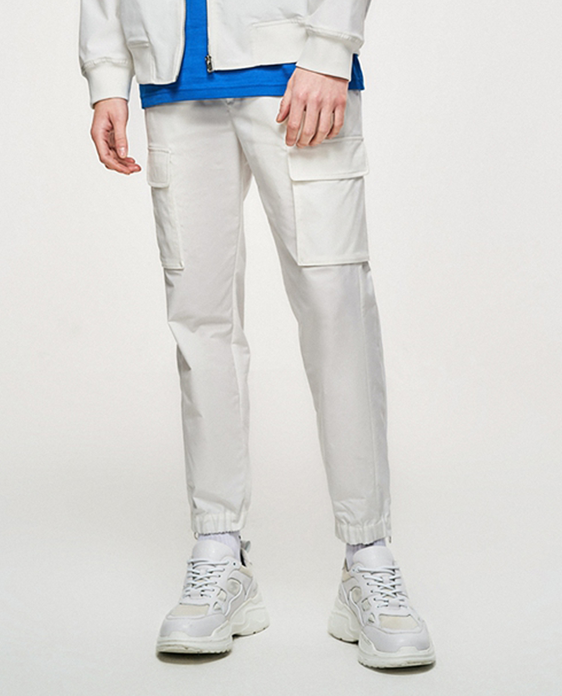 Quần jogger nam lưng thun phối túi hộp