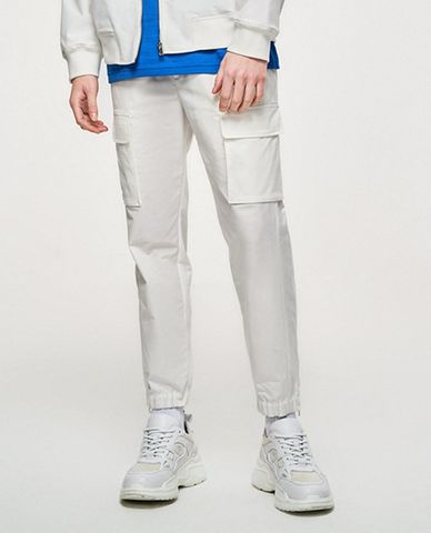  Quần jogger nam lưng thun phối túi hộp 