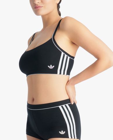  ADIDAS - Áo bra nữ phối logo Adicolor Comfort Flex Cotton Scoop 