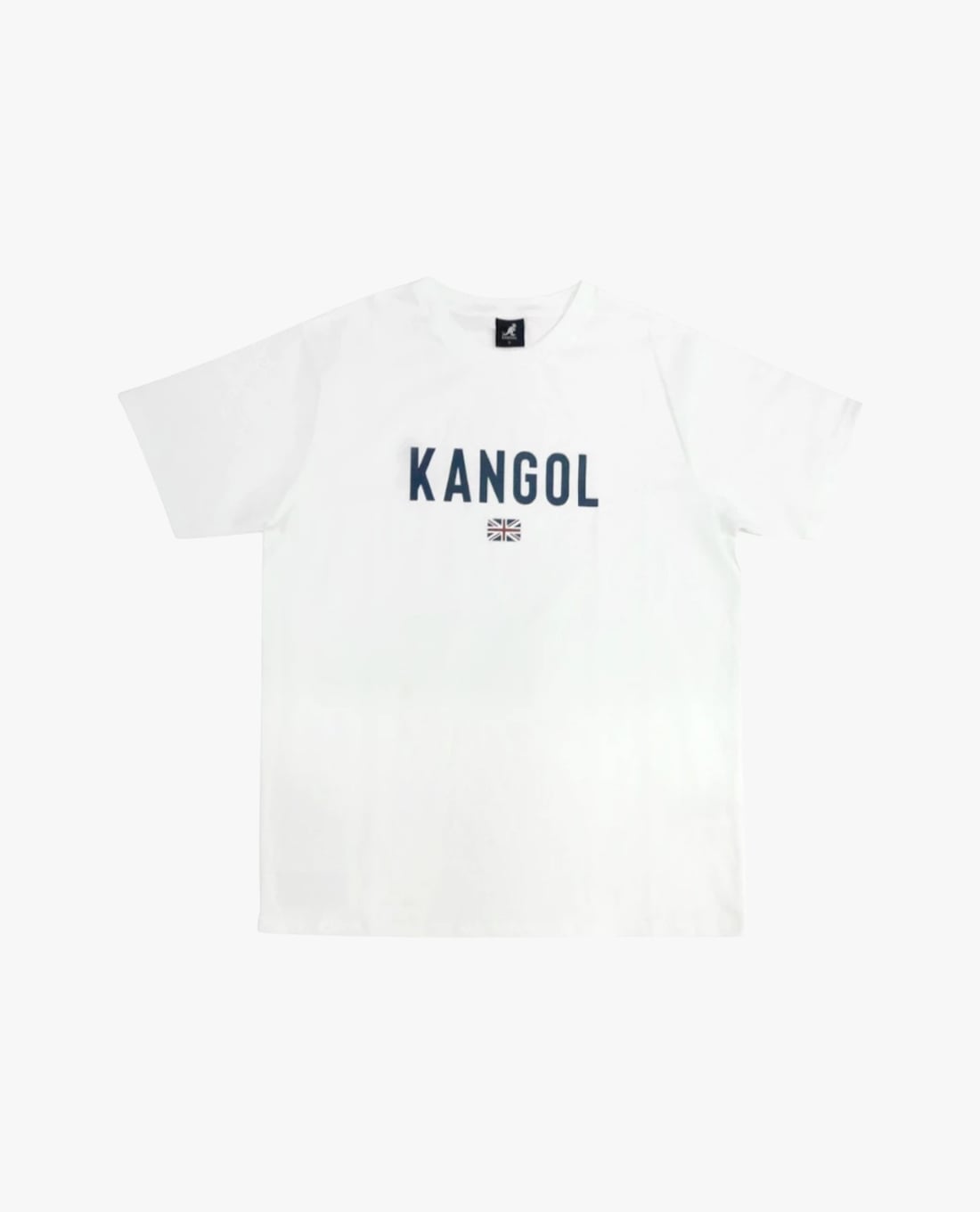 KANGOL - Áo thun nữ cổ tròn tay ngắn