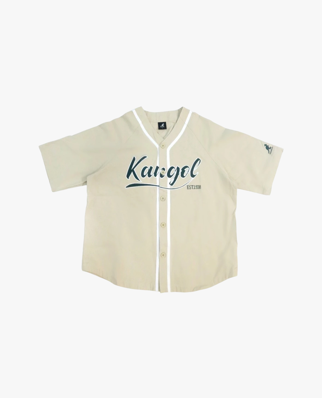 KANGOL - Áo khoác bóng chày nữ tay ngắn hiện đại