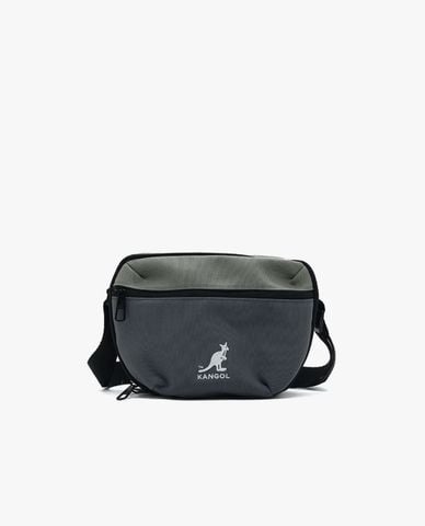  KANGOL - Túi đeo vai unisex phom oval phối logo 