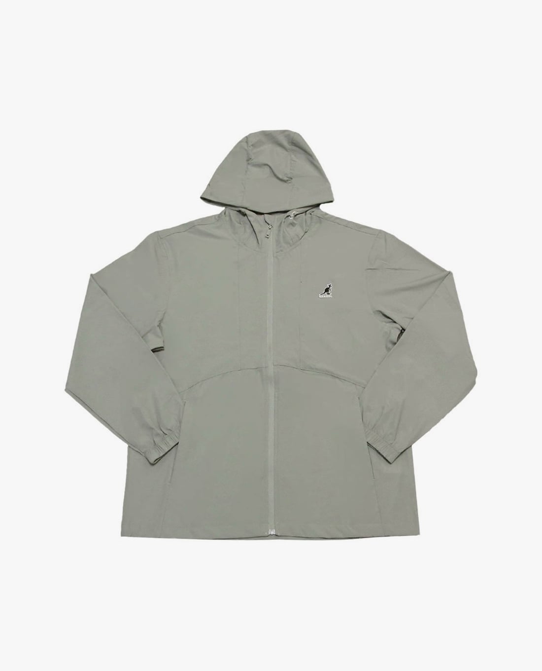 KANGOL - Áo khoác phối mũ unisex in logo