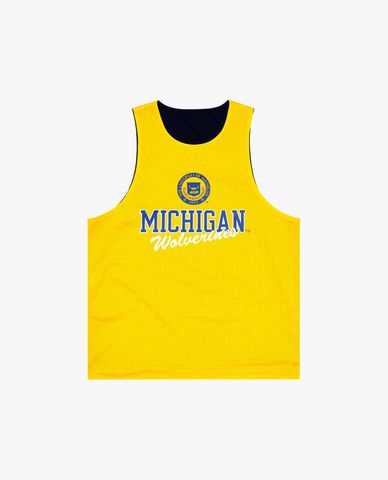  NCAA - Áo ba lỗ unisex cổ tròn Michigan Wolverines 