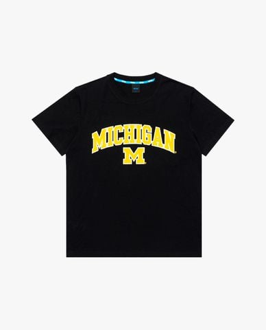  NCAA - Áo thun unisex cổ tròn tay ngắn Michigan 