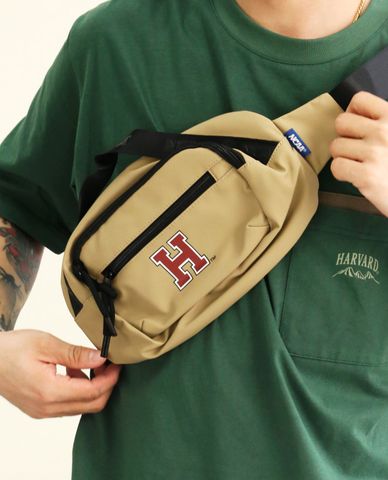  NCAA - Túi bao tử unisex chữ nhật hiện đại Harvard University 