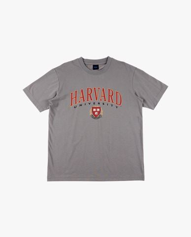  NCAA - Áo thun unisex cổ tròn tay ngắn Harvard 