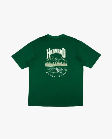  NCAA - Áo thun unisex cổ tròn tay ngắn Harvard University 