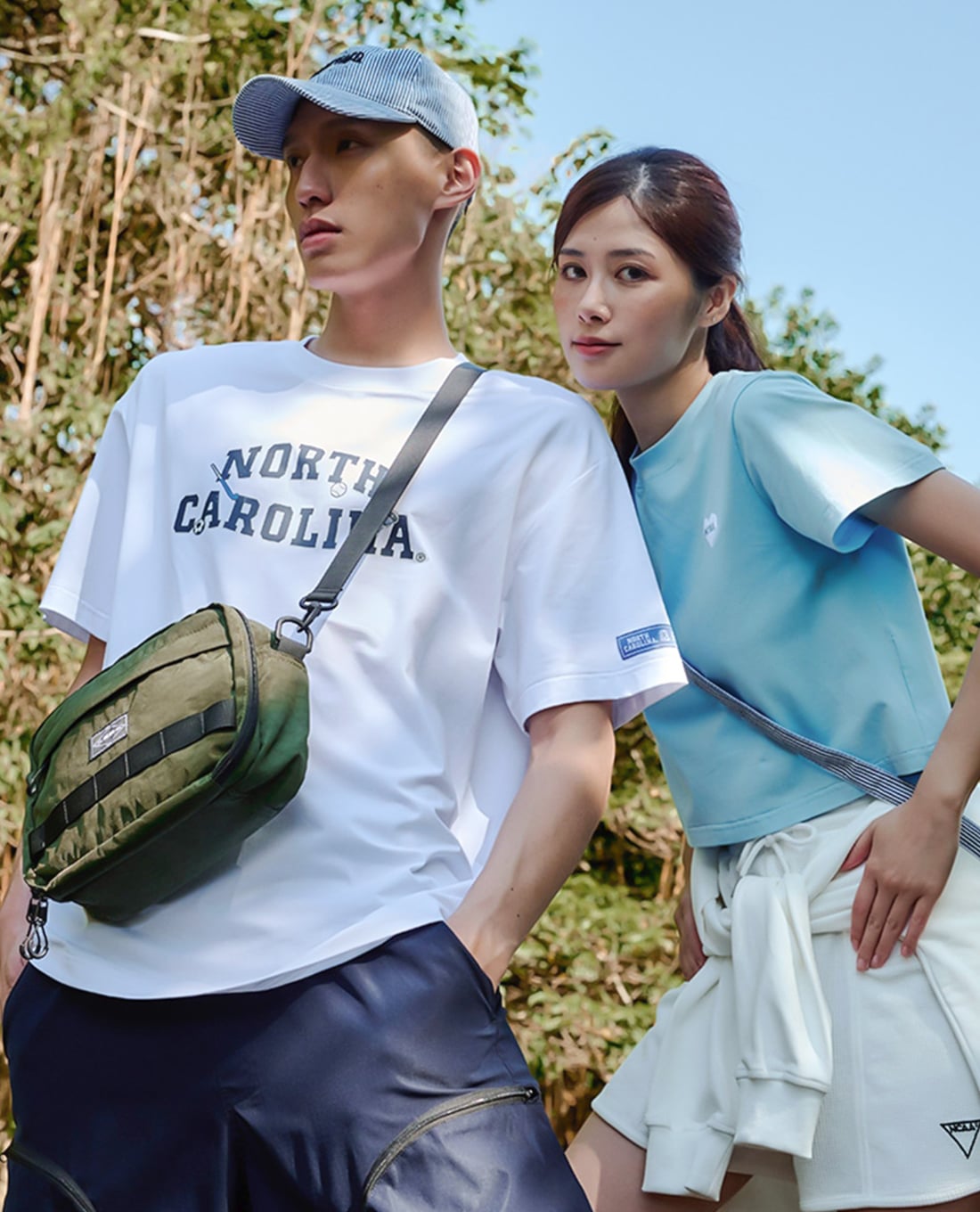 NCAA - Áo thun unisex cổ tròn tay ngắn North Carolina