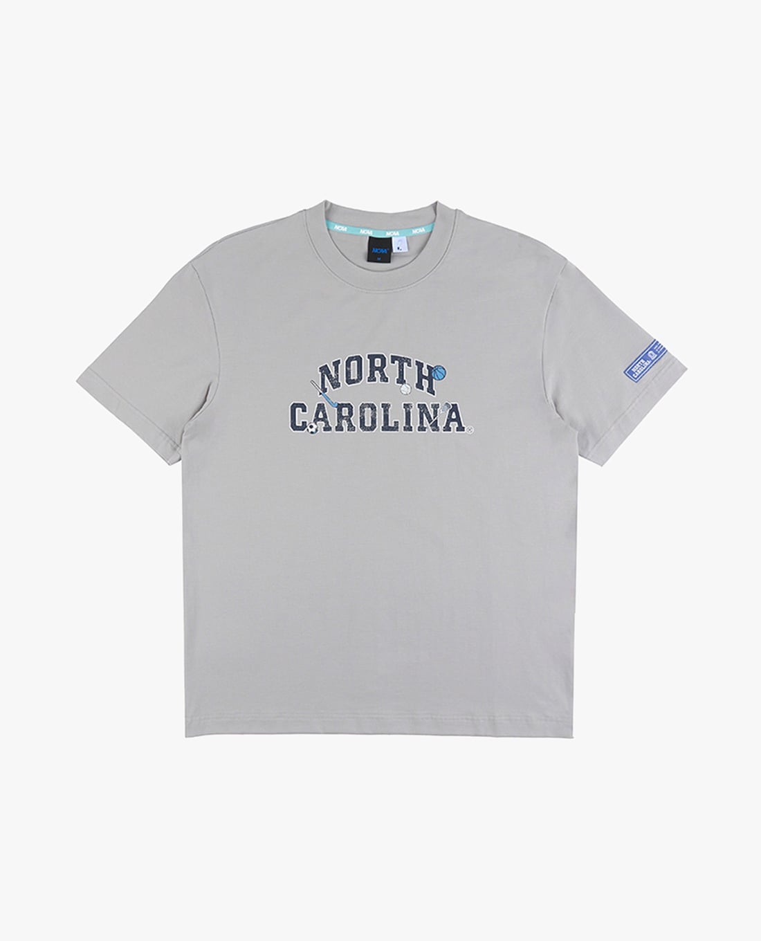 NCAA - Áo thun unisex cổ tròn tay ngắn North Carolina
