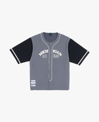  NCAA - Áo bóng chày unisex tay ngắn Michigan 
