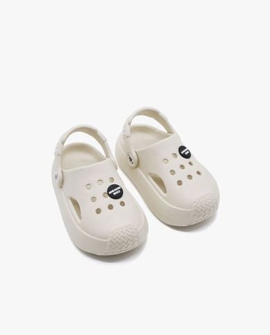  SNEAKERBUZZ - Giày clog trẻ em phối quai Famility 