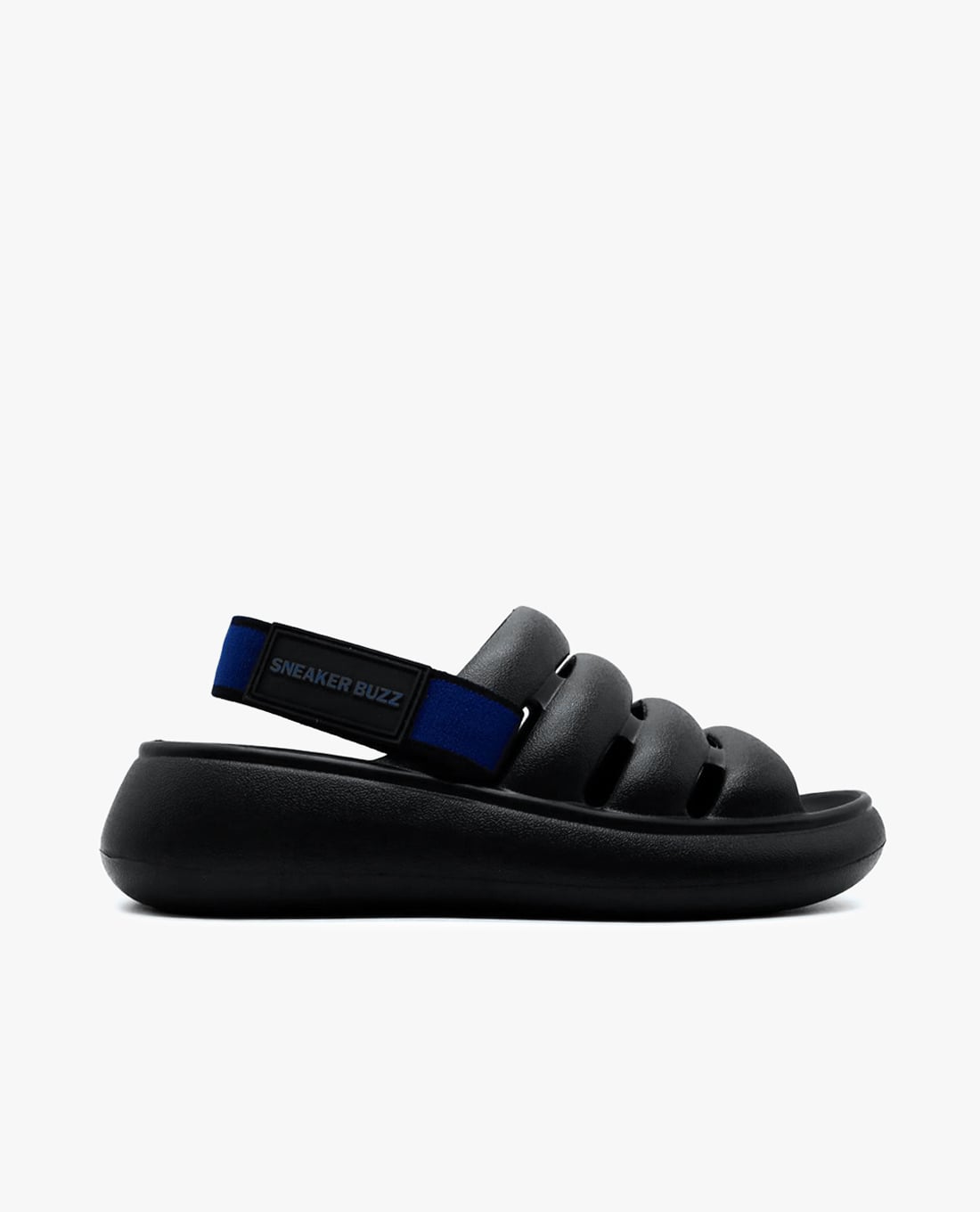 SNEAKERBUZZ - Giày sandals unisex mũi tròn Strap Punch Platform