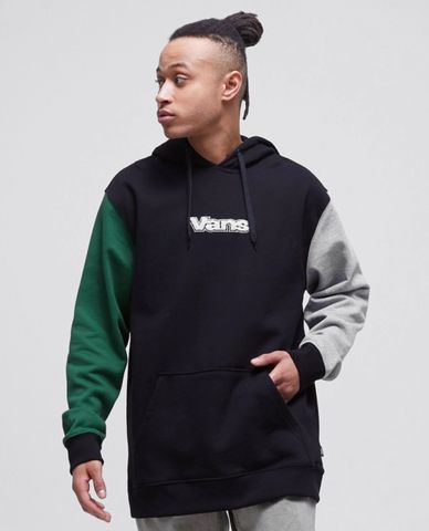  VANS - Áo hoodie nam phối mũ kèm dây rút Colorblock 