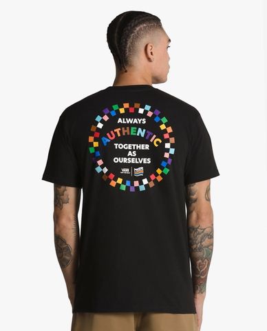  VANS -  Áo thun nam cổ tròn tay ngắn 2023 Pride II 