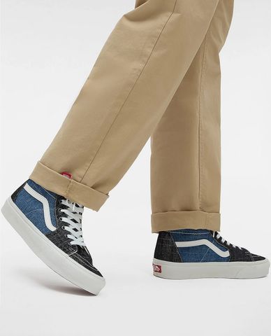  VANS - Giày sneakers unisex cổ cao Sk8-Hi Tapered 