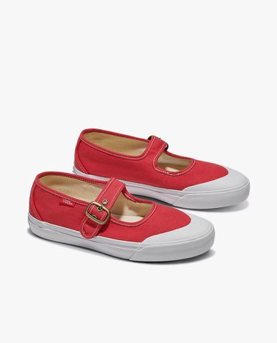  VANS - Giày búp bê nữ đế thấp mũi tròn Mary Jane Canvas 