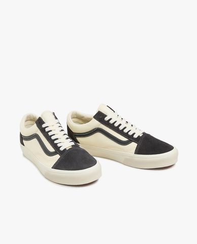  VANS - Giày sneakers unisex cổ thấp Old Skool Canvas Suede Phantom 