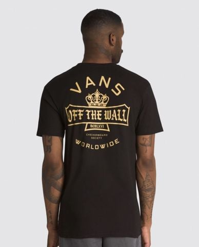  VANS -  Áo thun nam cổ tròn tay ngắn Checkerboard Society 