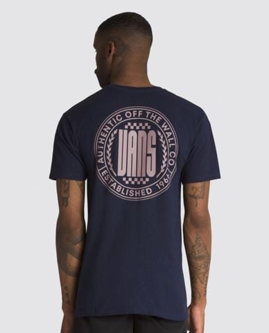  VANS -  Áo thun nam cổ tròn tay ngắn Circle Racer Lockup 